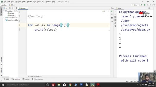 For Loop in python with example | Program to print table of any number in python | Class 11 ip cbse