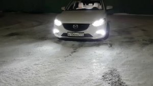 Китайские фары на мазда 6 gj long ding. би-ксенон