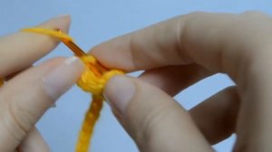 Попкорн из полустолбиков из одной петли - Уроки вязания крючком для начинающих