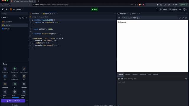 Create a mock server | Solving Frontend interview problems