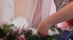 Свадебное украшение на столы  для гостей.