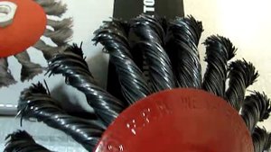 Кордщетка 39116 / щетка крацовка / кордщетка для ушм 125/ кордщетка для дрели / для болгарки