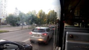 Поездка на автобусе ВМЗ-4252 "Олимп" по маршруту 11 г. Вологда