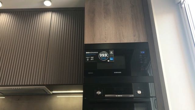 Обзор на кухонный гарнитур "ВЕЛЮР-ЛОФТ" смотреть онлайн