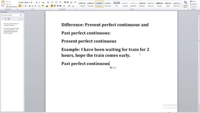 Present Perfect Continuous and Past Perfect Continuous Difference смотреть онлайн