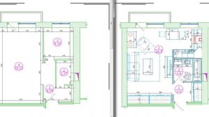 Перепланировка однокомнатной квартиры в доме серии II-18-9