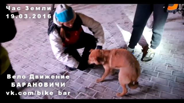 ЧАС ЗЕМЛИ. Вело Движение БАРАНОВИЧИ 19.03.2016 смотреть онлайн