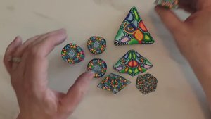 Калейдоскоп из полимерной глины лепка