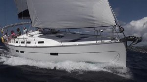 Horizon Yacht Charters new Bavaria Cruiser 45 sailing in Grand Anse Bay, Grenada