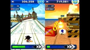 Sonic Dash SHADOW VS SONIC Android iPad iOS Gameplay HD