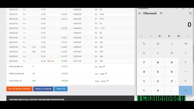 Марьям ПроБлогеров Доход с Ютуб канала. Сколько зарабатывает  на Youtube Марьям ПроБлогеров