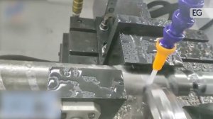 Видео работы горизонтального токарного станка с ЧПУ для производства шнеков ZRD80WA-6000