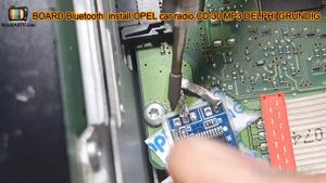 CD30 MP3 Bluetooth board install DELPHI GRUNDIG