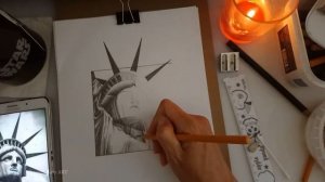 Рисую СТАТУЮ СВОБОДЫ | How to Draw a Statue of Liberty