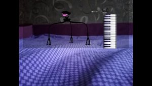 я маленький Фиксик Лёша с большим треножник