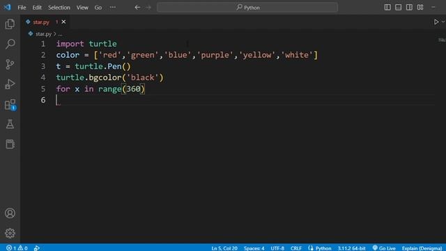 Python Turtle Graphics | Turtle Python | Python turtle graphics code | Python Tutorial Learn Python