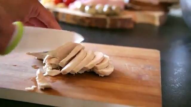 Цезарь с курицей Фитнес рецепт смотреть онлайн