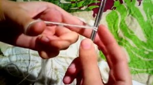 Как научиться вязать спицами Урок 1 — Простой набор петель