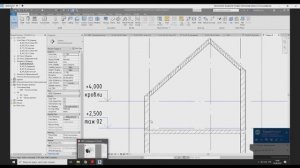 001 - Урок Revit 2019 - Проектирование стены дачного дома с нуля, уроки для начинающих