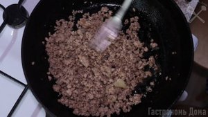 Тосканский суп с фаршем и сливками.