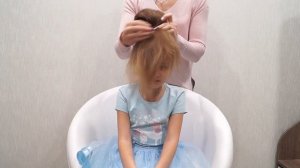 Как сделать БАНТИК ИЗ ВОЛОС. Красивая детская прическа за пару минут.