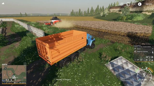 Село Ягодное ГРЕЧКА УБОРКА УРОЖАЯ Farming Simulator 19 прохождение #9 УБОРОЧНАЯ смотреть онлайн