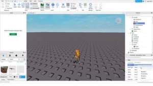 Туториал по Roblox Studio №1 Замена стандартного оружия часть 1