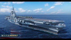 Авианосец F D ROOSEVELT 272К Урона! Мир кораблей World of Warships