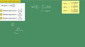 Term Spé Maths-Prépa à la prépa les formules trigonométriques-tangente tan(a/2)