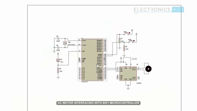 Interfacing DC Motor with 8051 Microcontroller