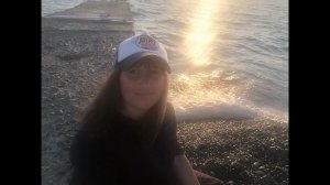 СОЧИ.АДЛЕР.ЗАКАТ НА ПЛЯЖЕ ЧАЙКА.ДУШЕВНЫЙ РАЗГОВОР НА ЗАКАТЕ.