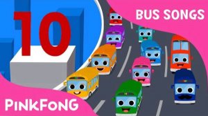 Ten Little Buses | Bus Songs | Car Songs | PINKFONG Songs
