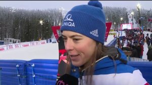 Petra Vlhová - Levi: slalom ženy - rozhovor po 1. kole | 23.11.2019