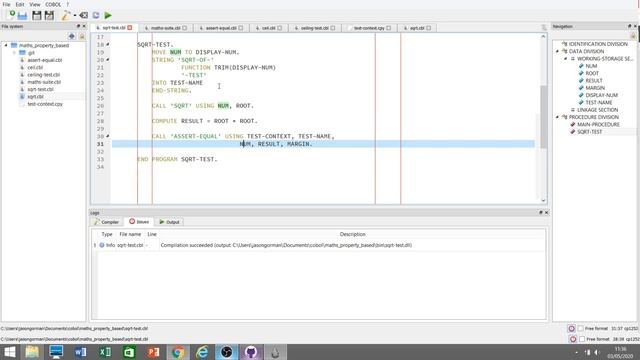 COBOL Unit Testing - Parameterized & Property-Based Tests