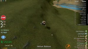 Подлетел на высоту 1600 метров  в Broken Bones IV  в роблоксе Roblox !!!