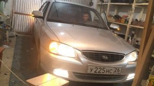 Приоровские зеркала с повторителями на Хендэ Акцент