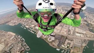 Видео прыжка с парашютом