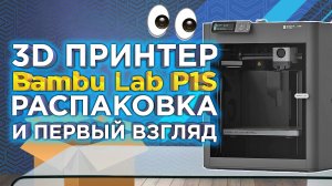 Распаковываем лучший 3D принтер 2024 года? Bambu Lab P1s наше первое впечатление