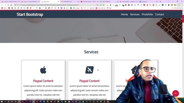 #22 css animation wow js library | responsive website design html css