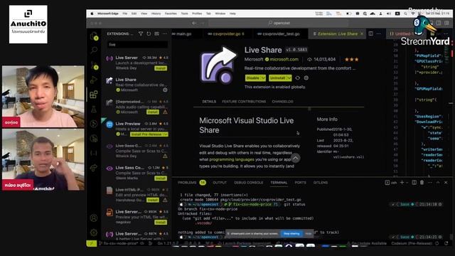 LIVE#1 อาจารย์หน่อง และ ผอ.เอ๊าะเจ๊าะ พาคุณไปแงะ OpenCost เป็นโปรเจก OpenSource ดาว 4000 ดวงในGithu смотреть онлайн