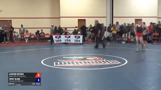 60 Rd of 16 - Jackson Henson (Sunkist Kids WC) vs. Trent Olson (Wyoming Wrestling RTC)