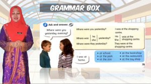 English Year 3: Speaking (Where Were You Yesterday | Page 75)