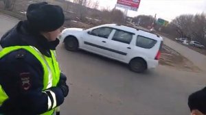 ДПС хотели проверить документы но не тут то было