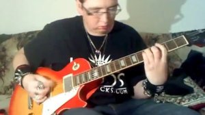 me playing 'if i close my eyes forever' by lita ford and ozzy osbourne on guitar