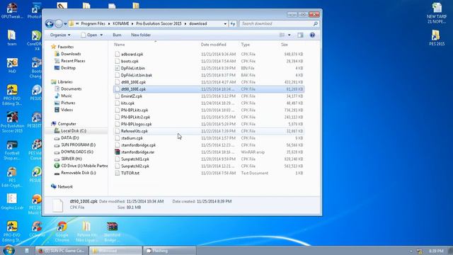 [PES 2015 PC] Tutorial Install CPK File смотреть онлайн