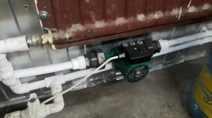 Установка циркуляционного насоса