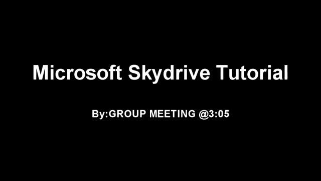 Microsoft Skydrive Podcast смотреть онлайн