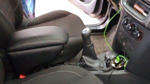 Renault Sandero – установка подлокотника