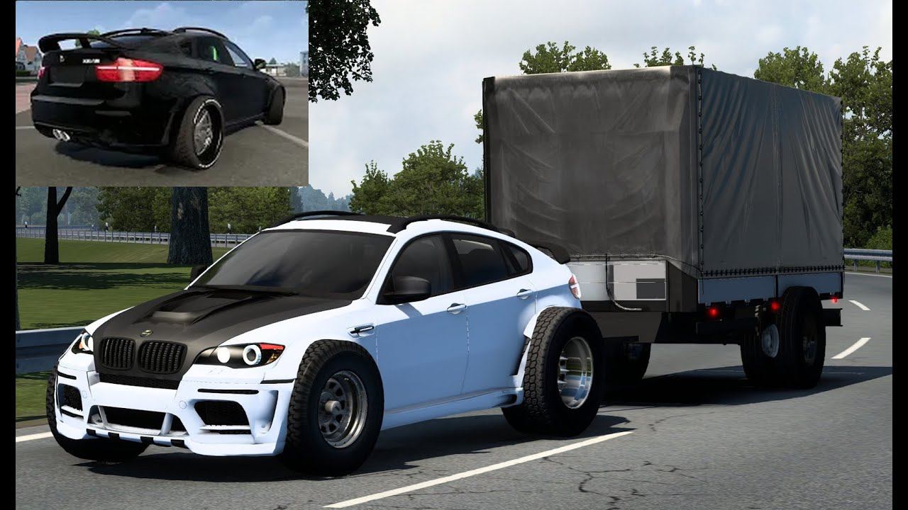 [ETS 2] BMW X6 Hamann Tycoon Evo M Final_New German Roads Cargo delivery смотреть онлайн