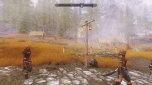 Skyrim Tetrachromatic + Vivid Weathers odd visual glitch